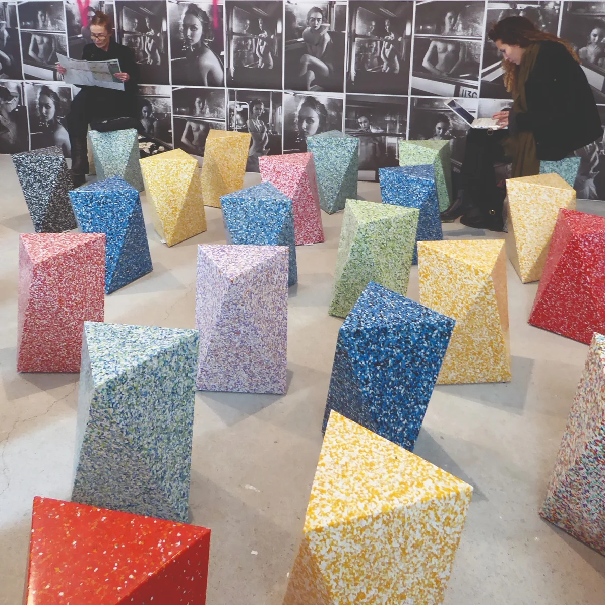 ECOPIXEL — Delta stool for Ventura Milan Design Week